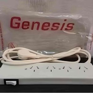 Zapatilla 4 tomas c/cable 1.5mts Genesis  [UM 1u | 36u]