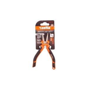 Mini pinza de punta curva 115mm/4.5" Zelta  [UM 1u | 12u | 72u]