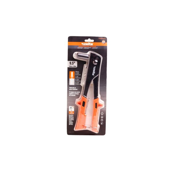 Remachadora manual 240mm/9.5″ Zelta  [UM 1u | 12u | 36u]