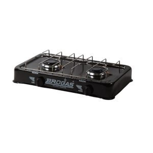 Anafe 2h loza negra c/termocupla gas natural  [UM 1u | 6u]