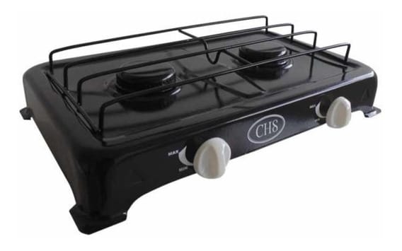 Anafe 2h enlozado gas envasado  [UM 1u | 60u]