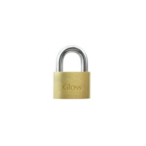 Candado 50mm satinado tambor bronce Gloss  [UM 1u | 6u | 120u]