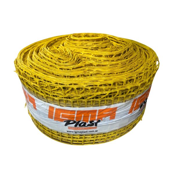 Malla plastica subterranea 15x100mts amarilla  [UM 1u ]
