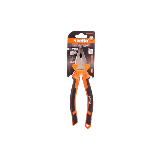 Pinza universal 200mm/8″ Zelta  [UM 1u | 12u | 48u]