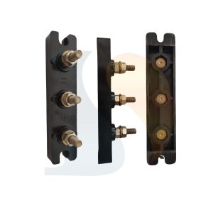 Bornera de baquelita tripolar 100A  [UM 1u | 10u]