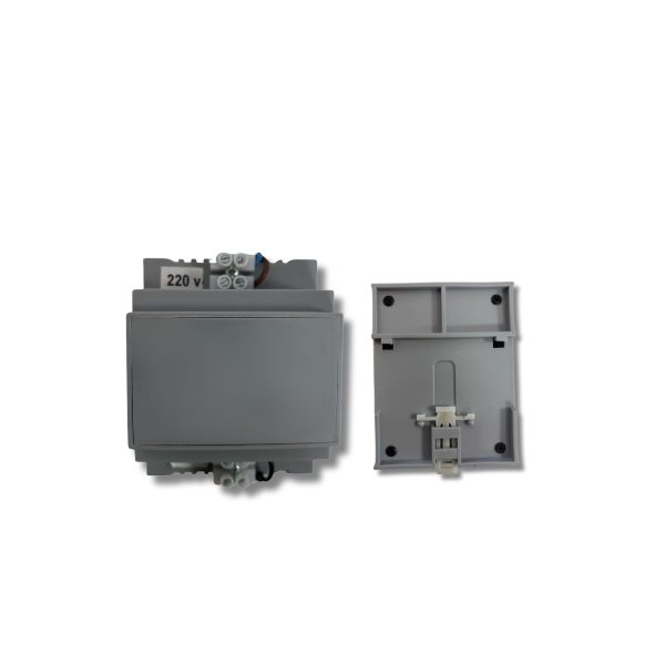 Transformador riel din c/caja-bornera 220/24v 25va  [UM 1u]
