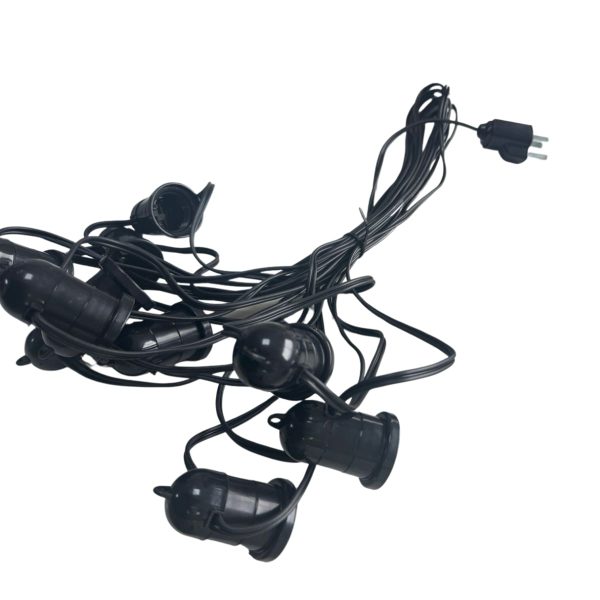 Guirnalda 10 metros con portalamparas c/50cm  [UM 1u | 10u]