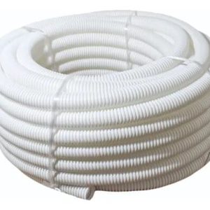 Caño corrugado 32mm (1 1/4") x25 blanco