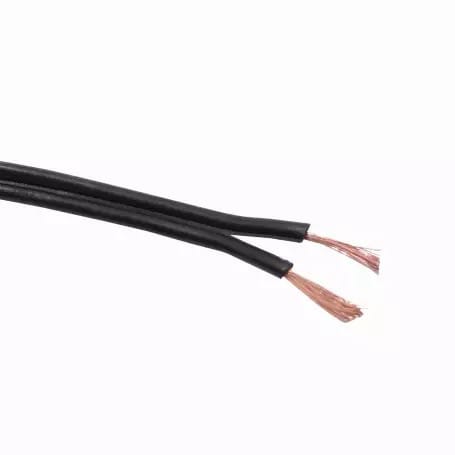 Cable paralelo 2×0.75mm negro Nasello  [UM 1u ]