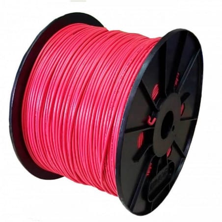 Cable unipolar 4mm rojo bobx400mts Normalizado Sellado  [UM 1u ]