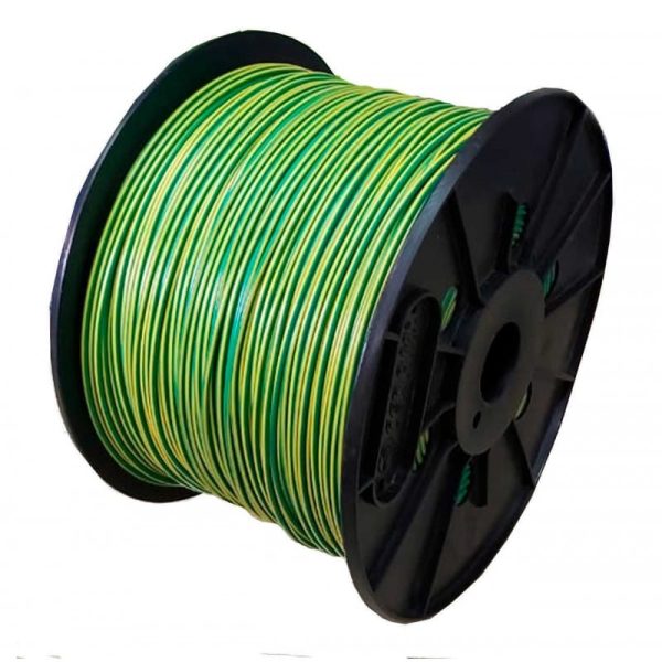 Cable unipolar 4mm verde bobx400mts Normalizado Sellado  [UM 1u ]